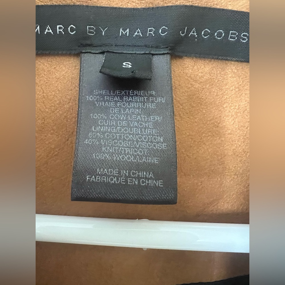 Marc by Marc Jacob Rabbit Fur Leopard Jacket - Picture 2 of 5